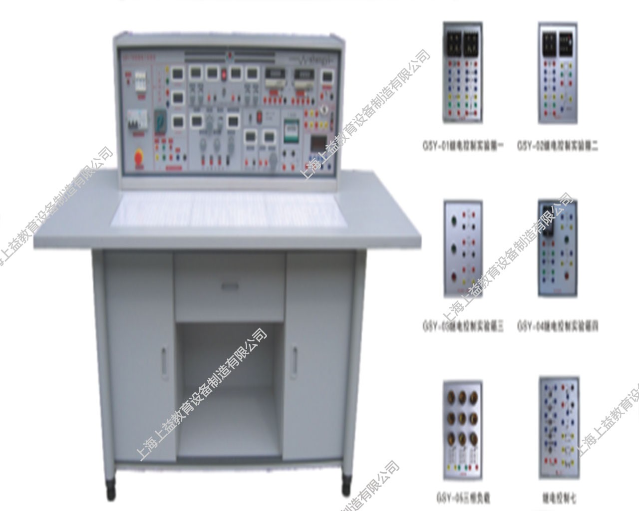 SYGJ-758A	高級電工實驗室成套設備（帶智能功率表，功率因數表）