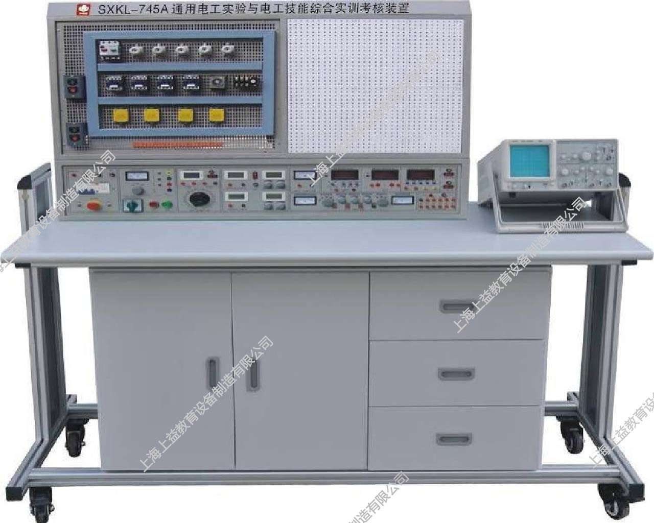 SYJNL-465B立式電工、模電、數電、電拖創新實驗與技能實訓考核綜合裝置